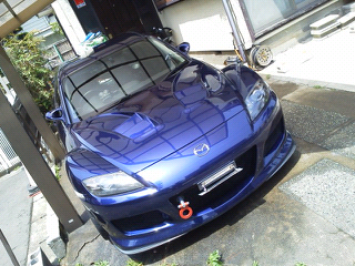 RX-8 雨宮ダクトボンネット  FRP